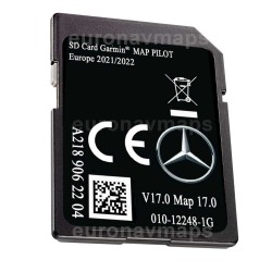 Carte sd Mercedes Benz Garmin Map Pilot NTG5 Star1 V17  Europe 2022 A218 906 22 04, A2189062204, A2139062610