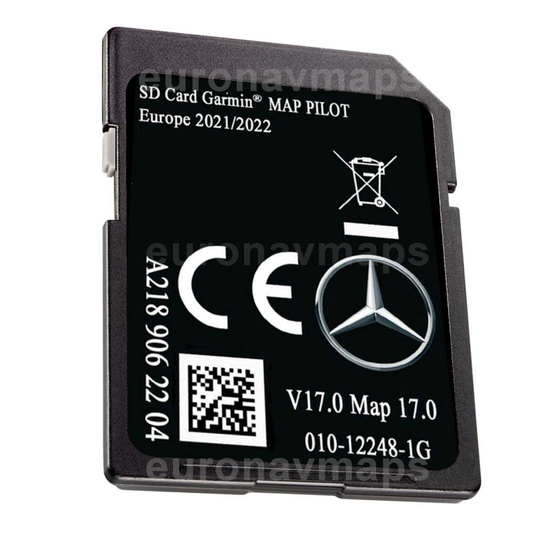 Karte sd Mercedes Benz Garmin Map Pilot NTG5 Star1 V17  Europe 2022 A218 906 22 04,A2189062204, A2139062610