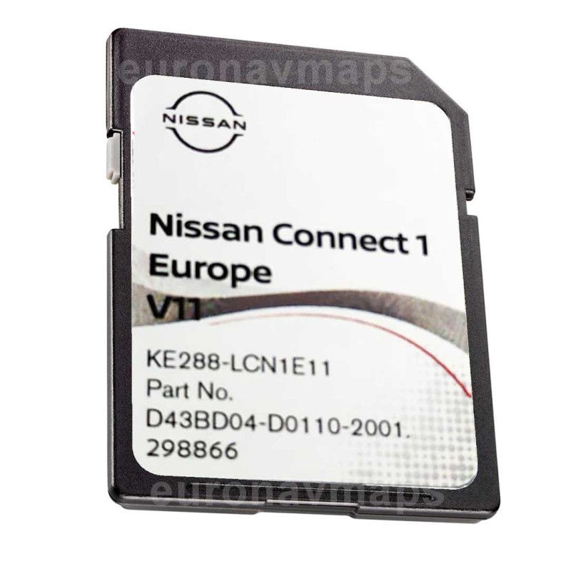 Sd card Nissan Connect 1 v11 Europa 2021. KE288-LCN1E11