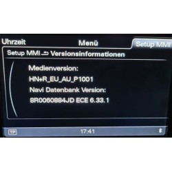 Update GPS Navigator Audi MMI 3G Plus 6.34.1, Europe 2022, 8R0060884JN.
