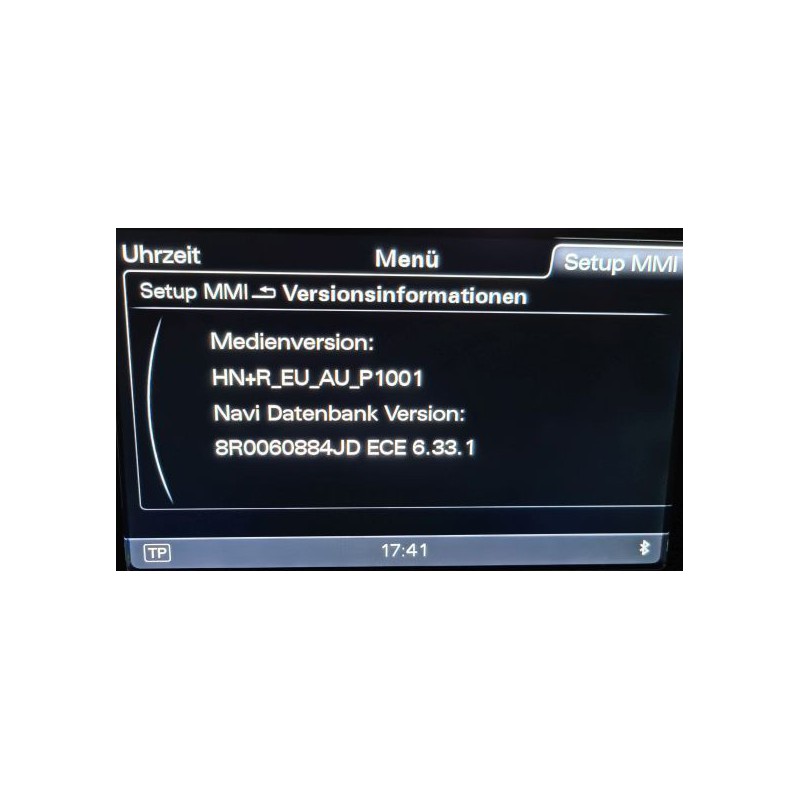 Mise a jour navigateur Audi MMI 3G Plus 6.34.1, Europe 2022, 8R0060884JN.
