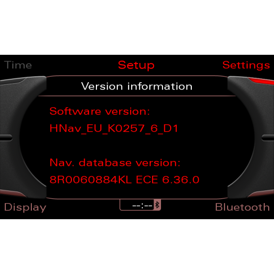 Actualización de mapas y firmware de navegación Audi MMI 3G HDD 6.36.0 Europe 2023 8R0060884KL