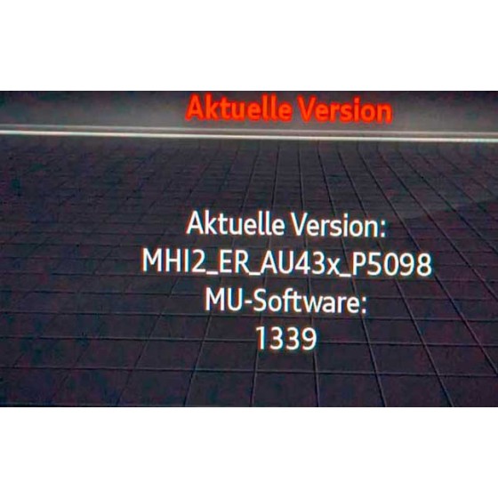 Audi TT MIB2 MHI2_ER_AU43x_P5098 Europe Software