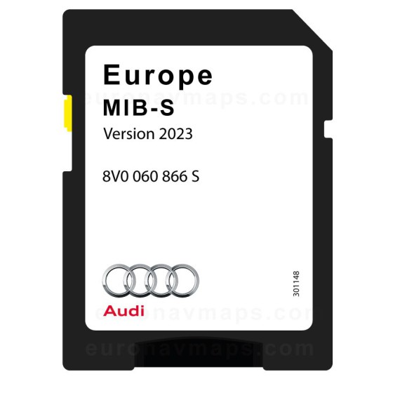 Ativação do mapa Audi A3 Europe MSTD Maps.