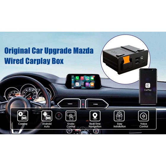 MAZDA Décodeur Interface multimédia Filaire/Wireless Carplay Android A