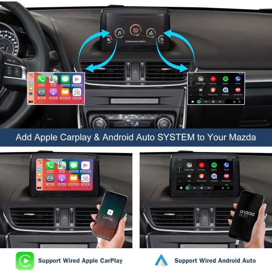 MAZDA Decodificatore Interfaccia multimediale Cablato/Wireless Carplay