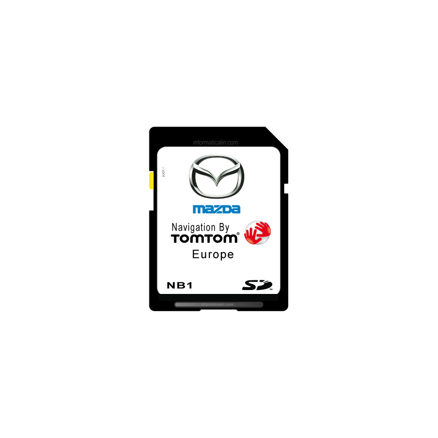 Mazda NB1 TomTom 11.45 OEM Sd card Europe 2025-2026 + Radar