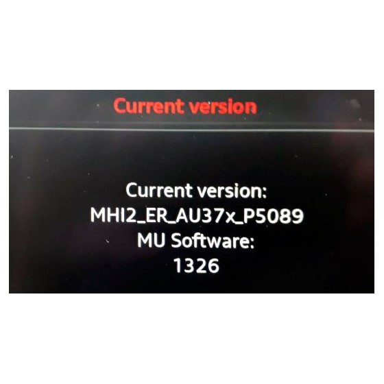 Audi A3 / S3 / RS3 MIB2 MHI2_ER_AU37x_P5089_MU1326 Europe Software