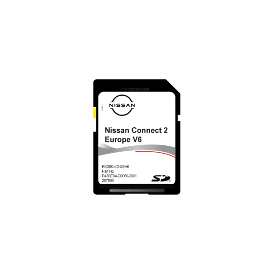 NISSAN CONNECT 2 LCN2 OEM Sd card V6 Europe 2021