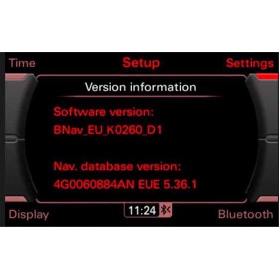 Audi MMI 3G Basic Europe 2023-2024 Update Europe Map activation