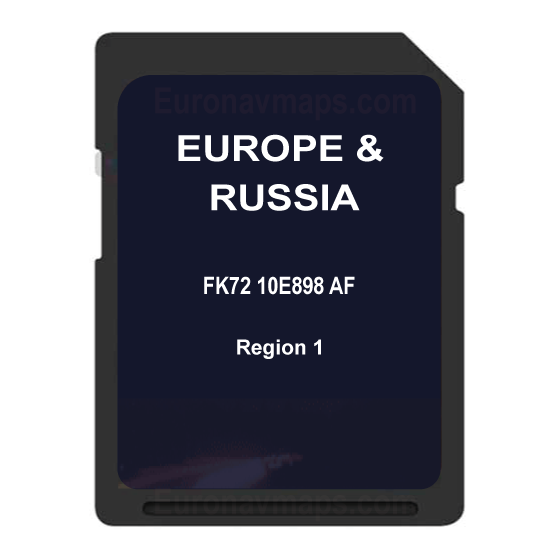 Jaguar / Land Rover Incontrol Touch OEM Sd card map Europe 2024