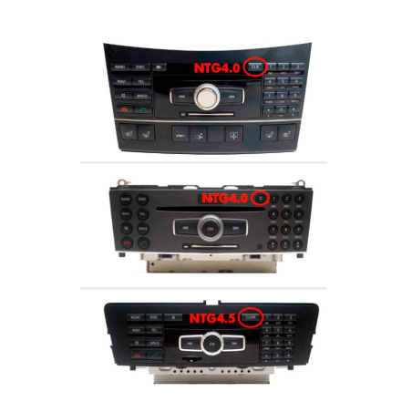 NTG4.5/NTG4.7 Mercedes Benz Decodificador Interface multimídia wireles