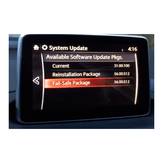 Mise à jour du logiciel Mazda Connect 74.00.324 EU N