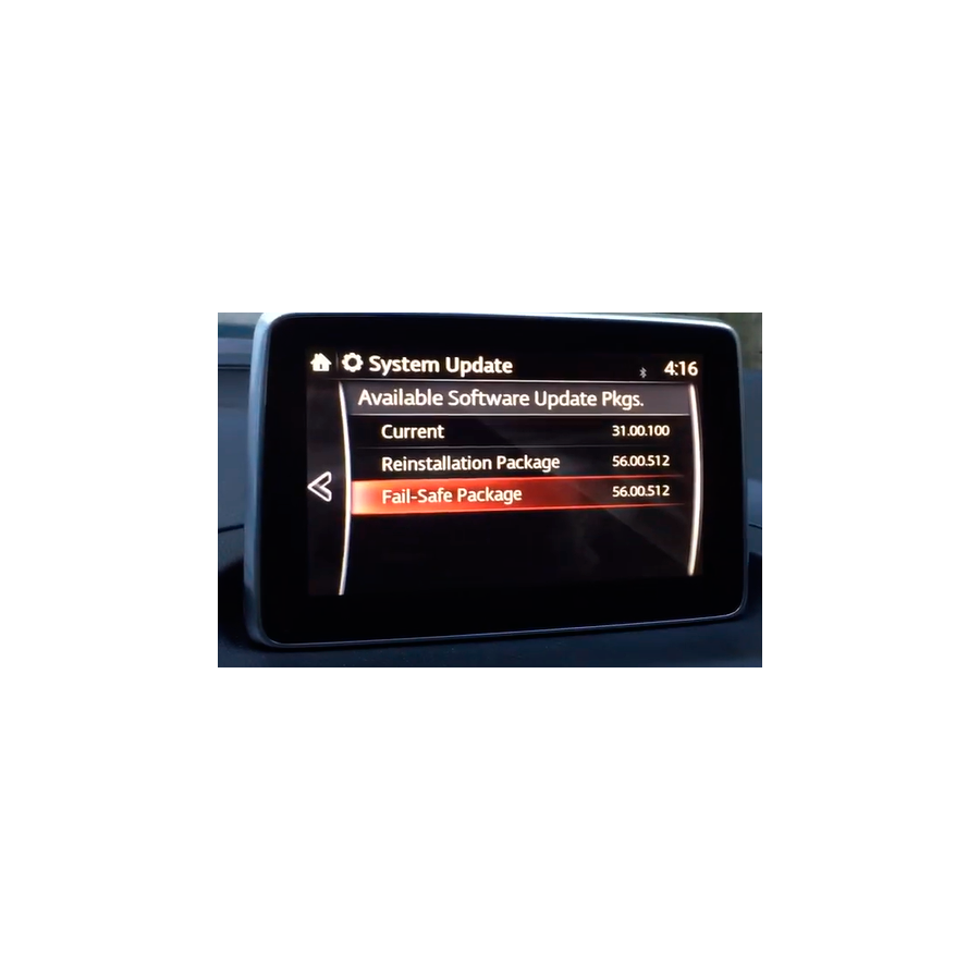 Mise à jour du logiciel Mazda Connect 74.00.324 EU N