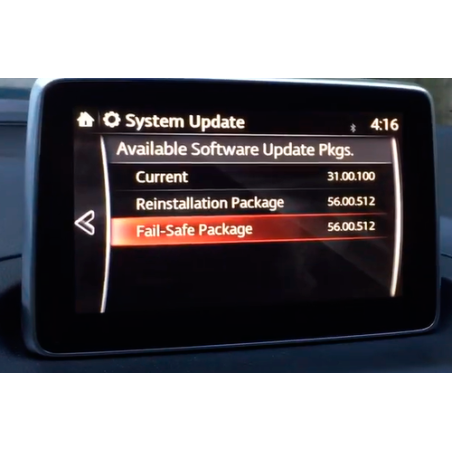 Aggiornamento firmware Mazda Connect 74.00.324 EU N