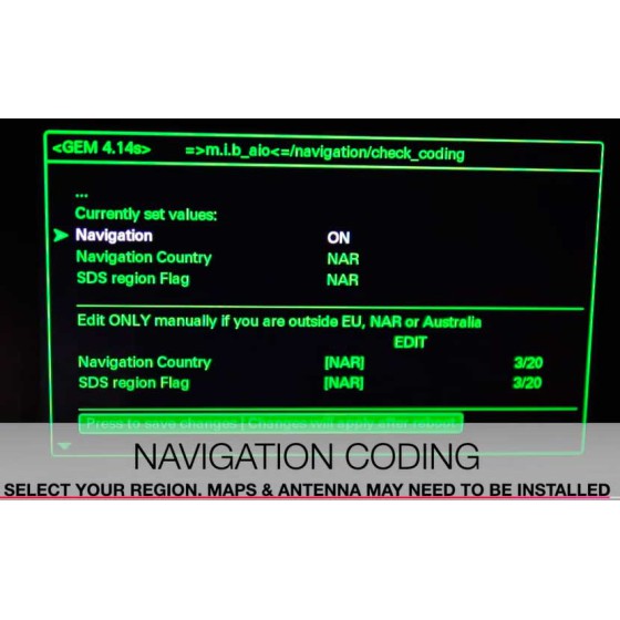 PCM 4 conversion from USA to Europe