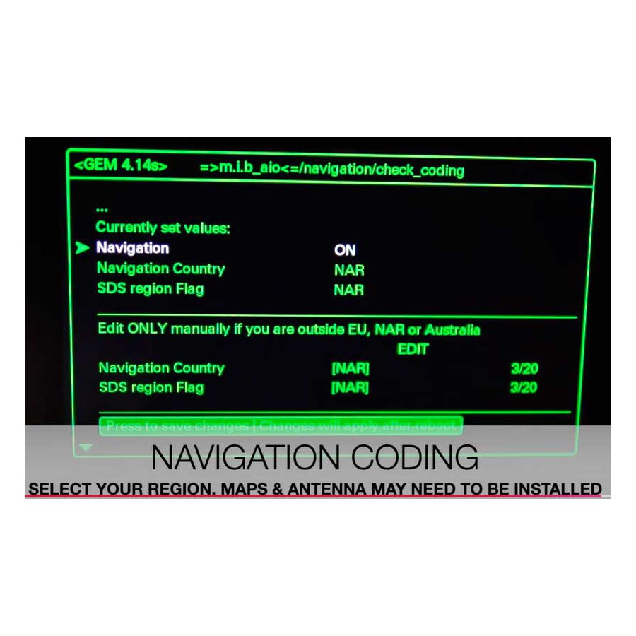 PCM 4 conversion from USA to Europe