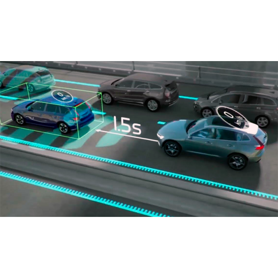 Volvo Aktivierung Adaptive Geschwindigkeitsregelung AAC – Pilot Assist