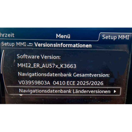 AUDI MMI4G MIB2 OEM Sd card Europe maps 2025-2026