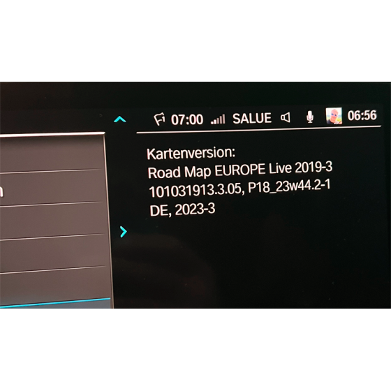 Mise à jour des cartes de navigation BMW Road LIVE MGU Europe Map Update 2025-4