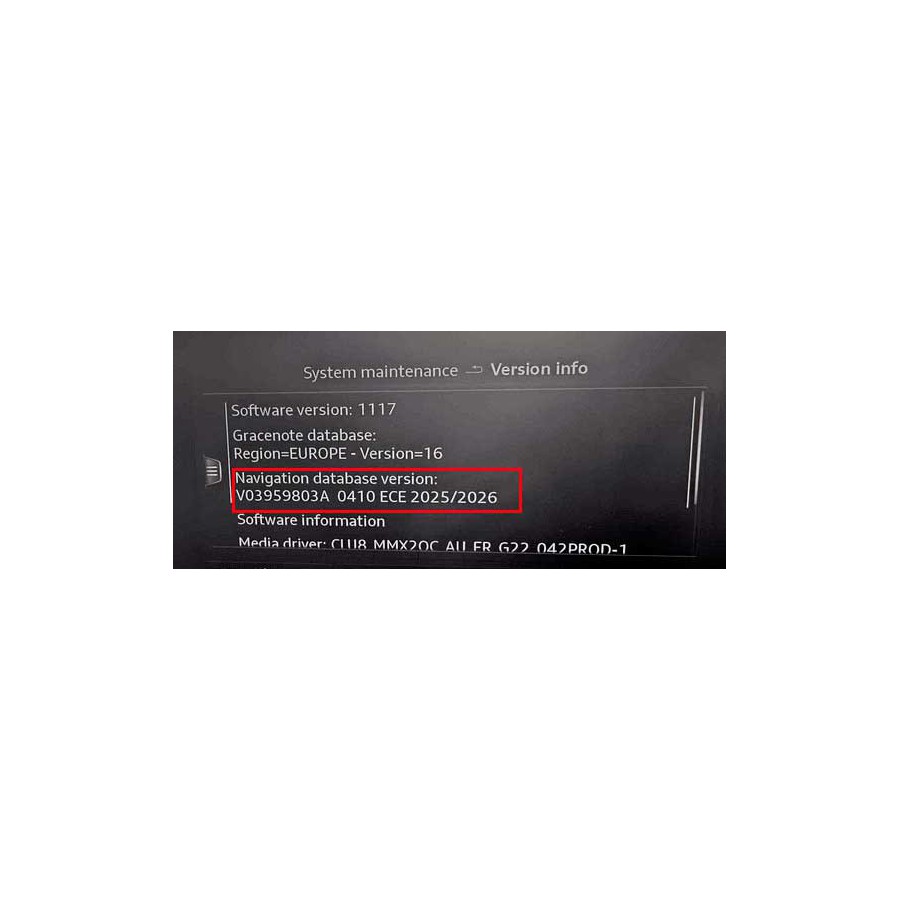 AUDI Posche MMI4G MIB2 Europe maps P470_N60S5MIBH3_EU_NT_Q1.26