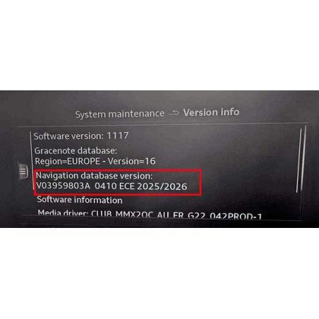 AUDI Posche MMI4G MIB2 Europe maps P470_N60S5MIBH3_EU_NT_Q1.26