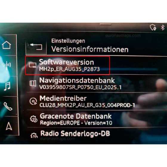 Audi MMI Touch Alpine MH2p Firmware Update MH2p_ER_AUG35_P2873