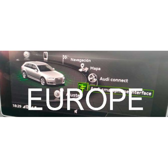 AUDI Posche MMI4G MIB2 OEM Europe maps 2025-2026. Direct download
