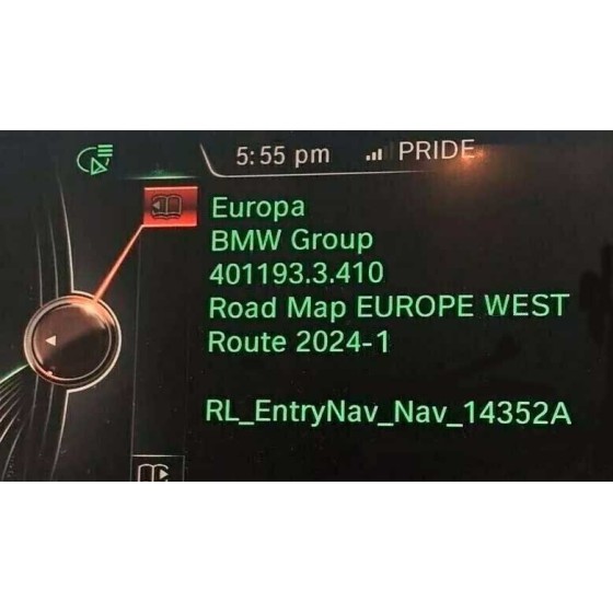 Navigation Maps Update BMW Road Map Europe ROUTE EntryNav 20241