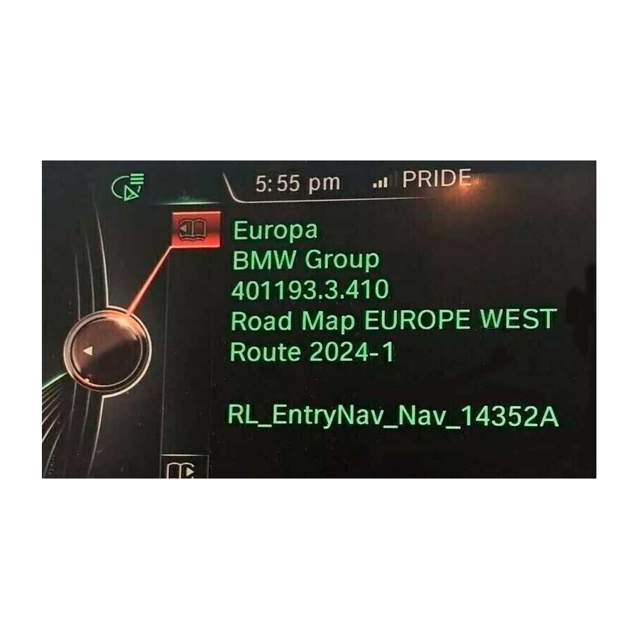 Navigation Maps Update BMW Road Map Europe ROUTE EntryNav 20241