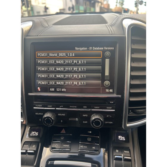 Brazil Coding Programming PORSCHE PCM 3.1 Navigation update Maps 99704497360