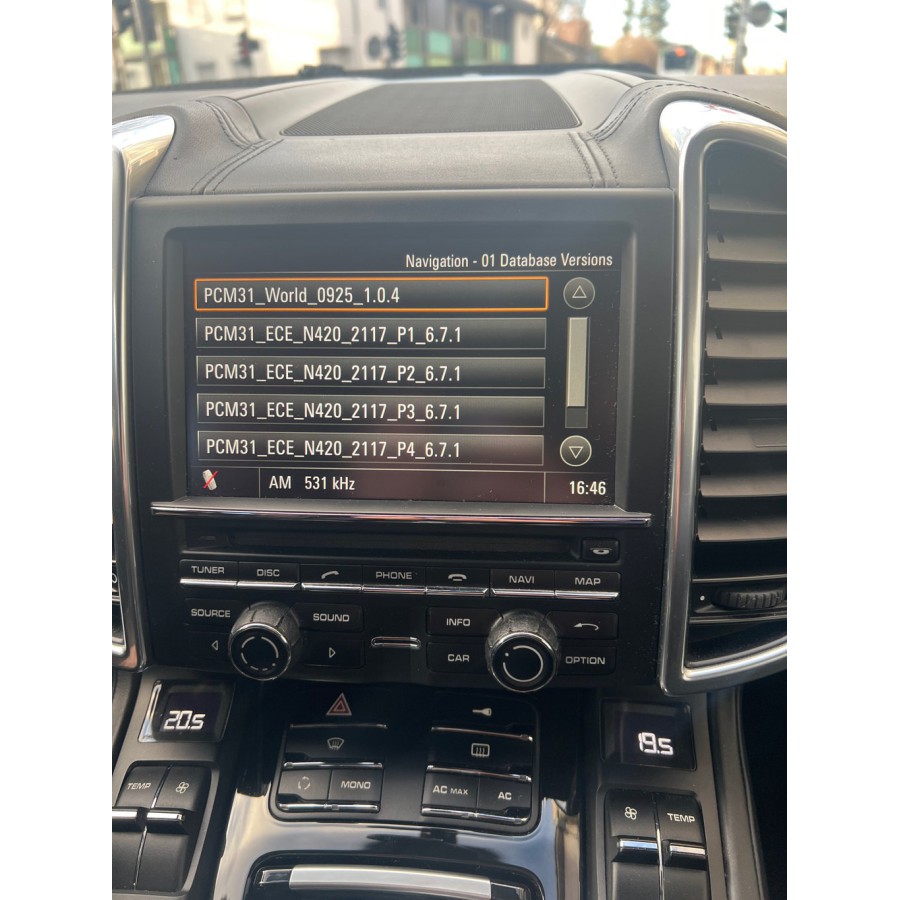 Brazil Coding Programming PORSCHE PCM 3.1 Navigation update Maps 99704497360