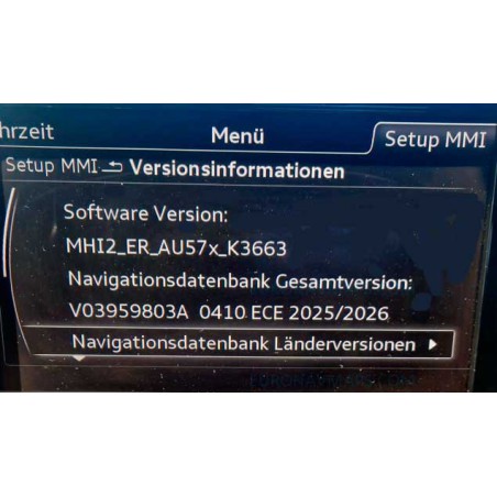 Audi A4 MIB2 Apple CarPlay-Android Auto Update bundle ROW maps