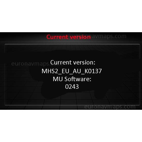 Audi Mib High Scale MHS2_EU_AU_K0137_MU0243 Software 8V0906961AK
