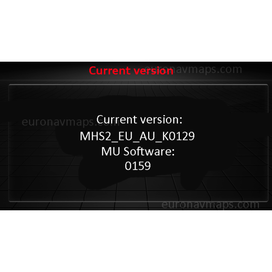 Audi Mib High Scale MHS2_EU_AU_K0129_MU0159 Software 4M0906961N
