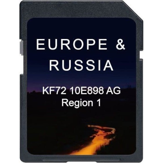 Jaguar Land Rover Incontrol Touch Sd card Europe FK72 10E898 AG