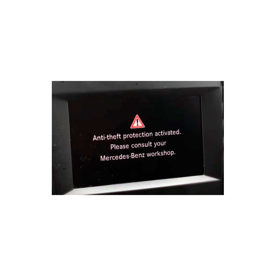 Déverrouillage du code PIN de l'autoradio antivol Mercedes-Benz, code de protection antivol, protection antivol Mercedes activée