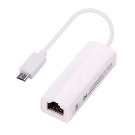Micro USB to RJ45 Lan Ethernet Adapter 100Mbps Asix AX88772B AX88772