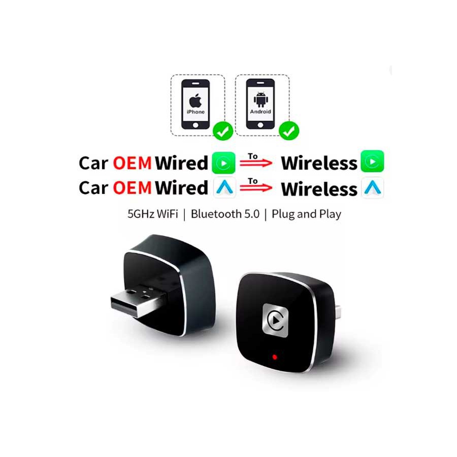 CarPlay-Android-Funkadapter mit USB-Anschluss