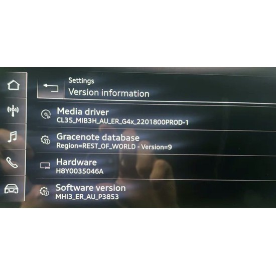 Audi Firmware Update MHI3_ER_AUG45S_K3283_8W0906961C