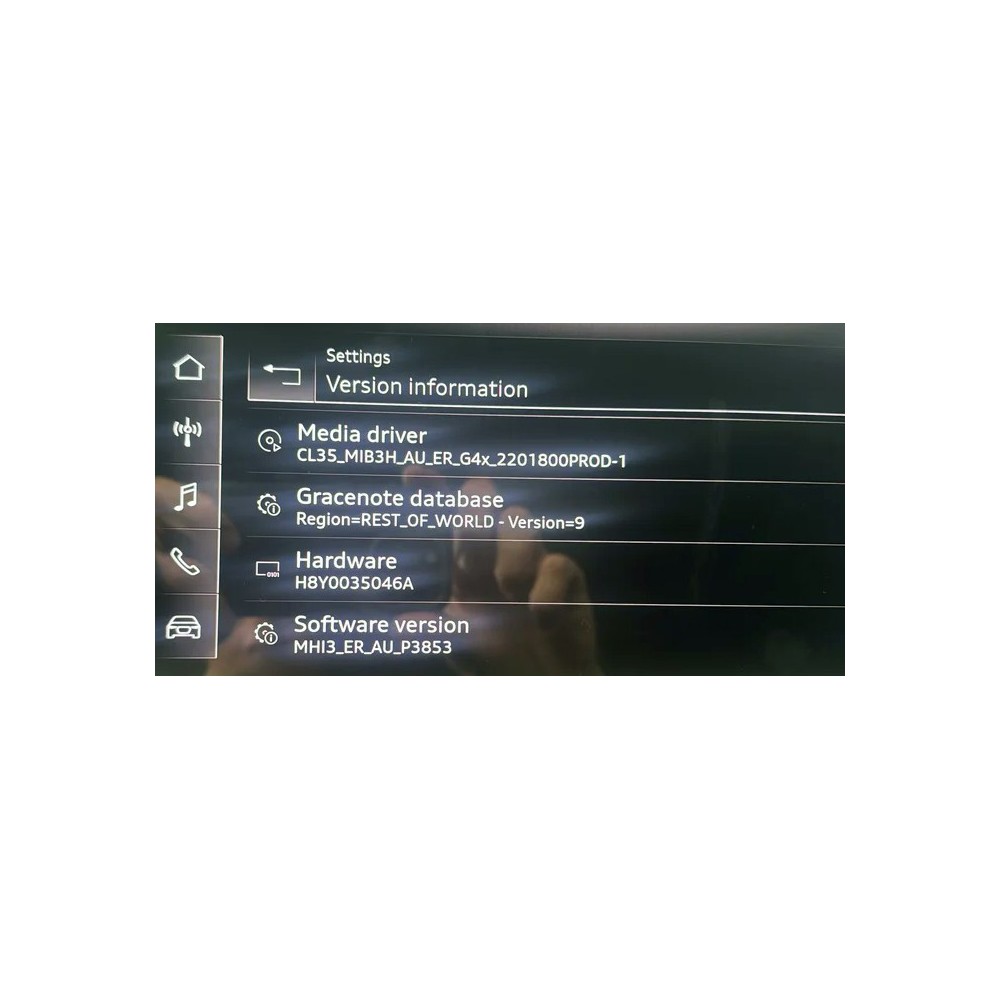 Audi Firmware Update MHI3_ER_AUG45S_K3283_8W0906961C