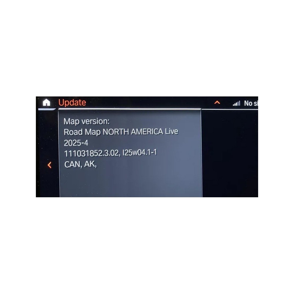 BMW Road LIVE MGU Map North America LIVE 2025-4