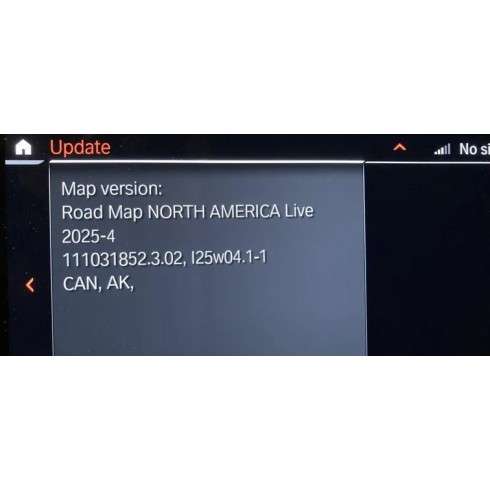 BMW Road LIVE MGU Map North America LIVE 2025-4