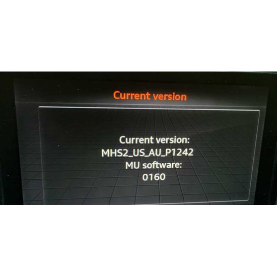 Audi MIB2 High Scale MHS2_US_AU_P1242 MU0160 North America Software