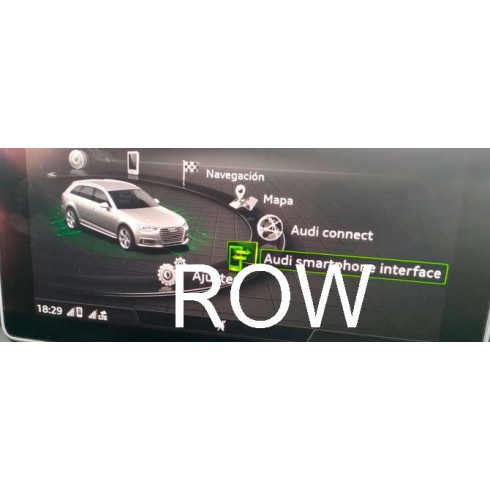 Activation Audi MMI4G MIB2 ROW Lifetime Map
