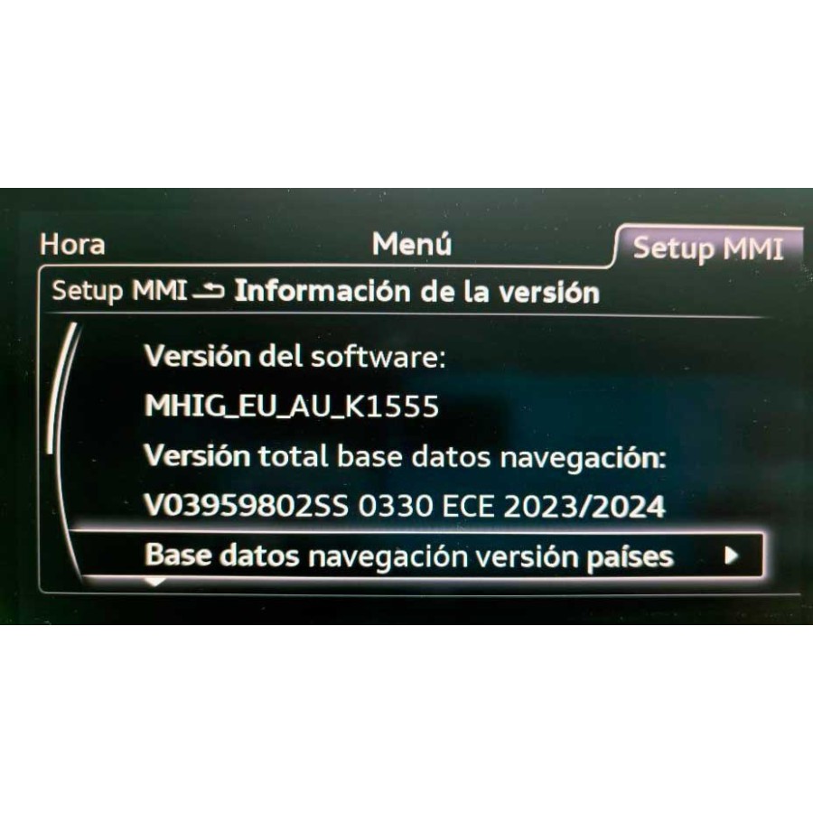Audi A3 MIB1 MHIG OEM Maps Update Europe 2024