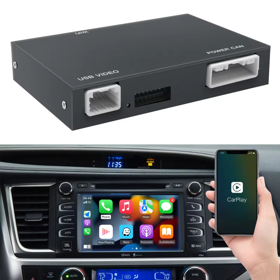 Toyota Touch2 Entune2 Decoder Carplay Android Auto draadloze multimedia-interface