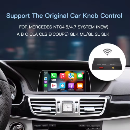 NTG4.5/NTG4.7 Mercedes Benz Decoder Carplay Android Auto Wireless Mult