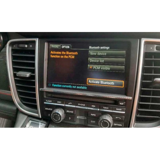 Bluetooth Activación PORSCHE PCM 3.1 via USB