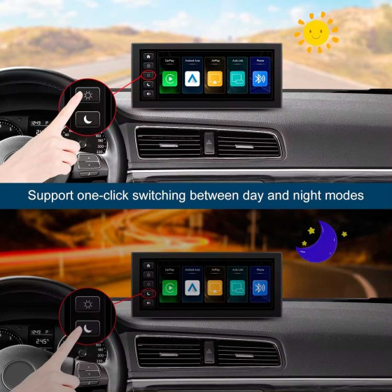 Schermo CarPlay Android Auto da 8,8" portatile